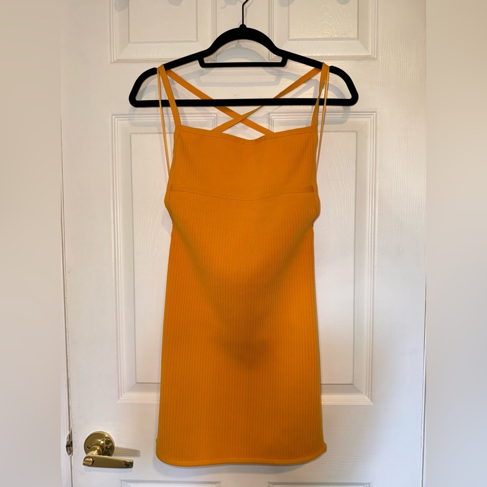 UO / urban outfitters Rachel Strappy Back Mini Dress